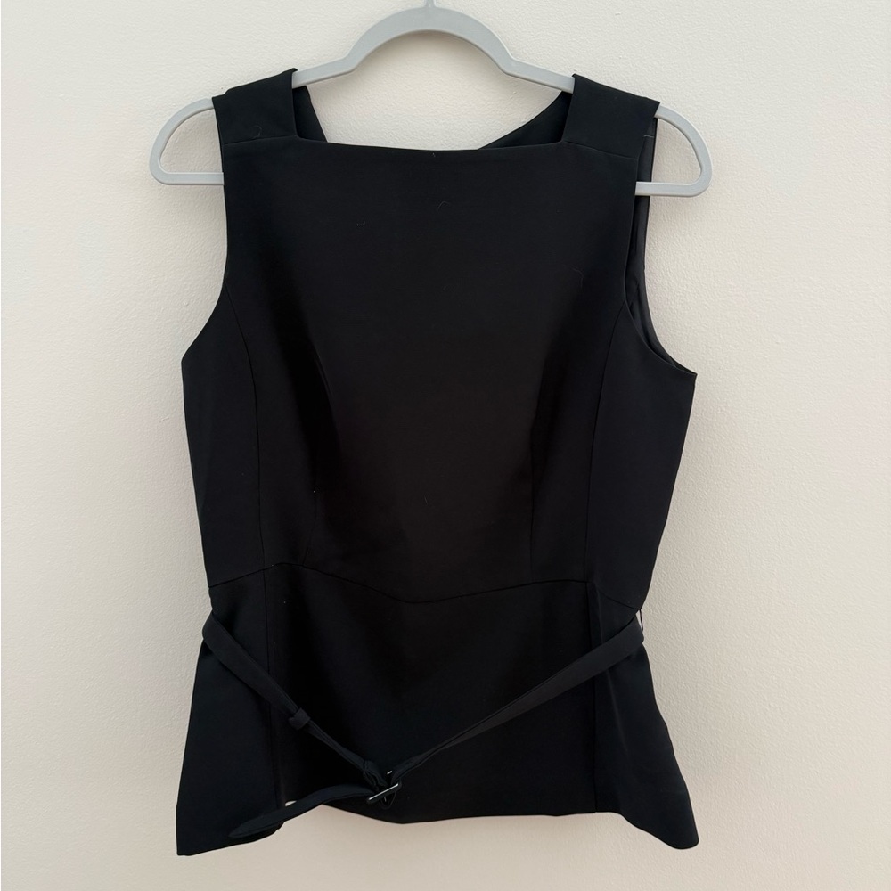Elegant Black Sleeveless Top